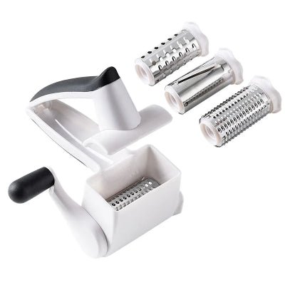 Râpe à Fromage Rotative à Manivelle 3 en 1 – EasyCut™ - Cuisinezchezvous.com