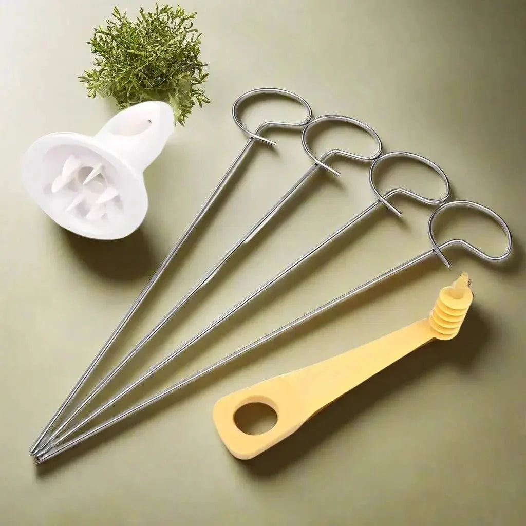 PotatoCutter™ jaune - design ergonomique et coloré"