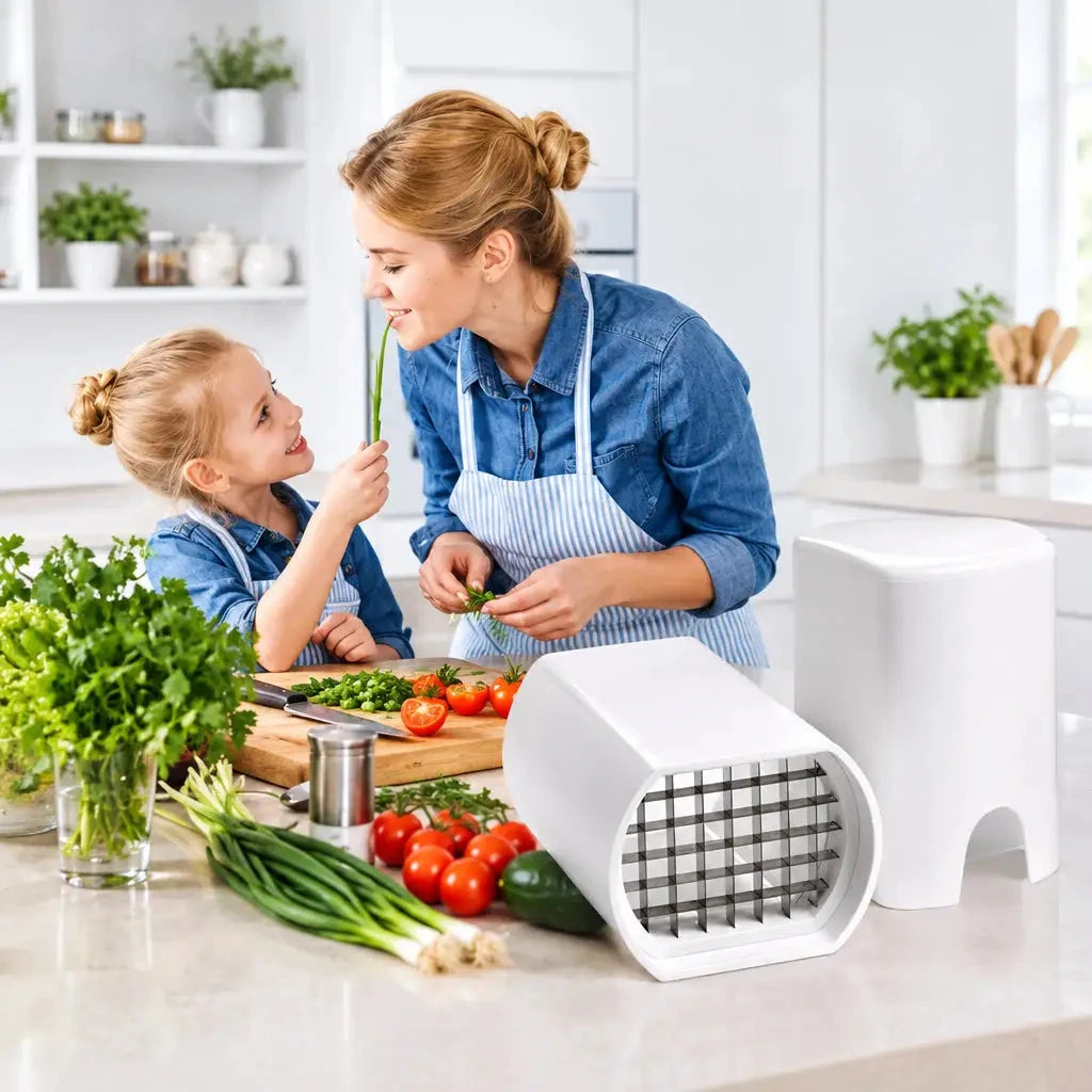 Coupe frite pour la qualité des aliments fraîchement  tranchés