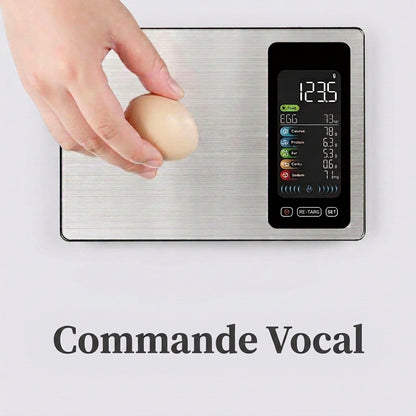 Balance avec une commande vocal
