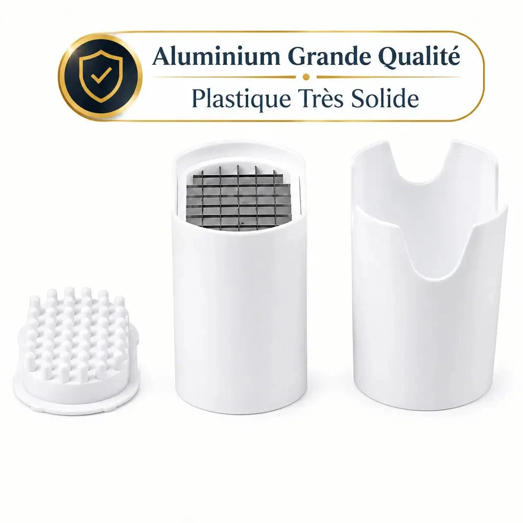 Coupe frite et légumes fait d'un plastique alimentaire  très solide