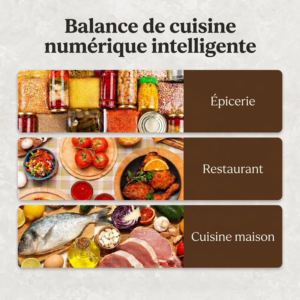 Balance de cuisine numérique intelligente