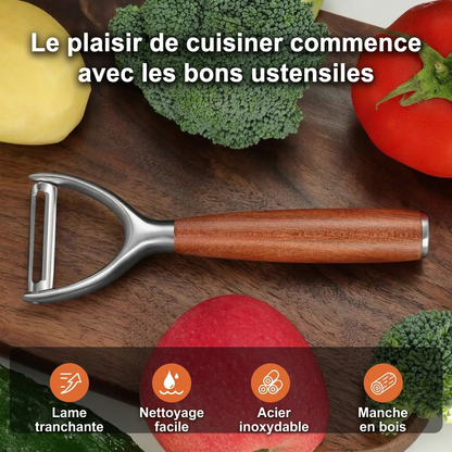 Éplucheur ,le plaisirs de cuisiner avec de bons ustensiles