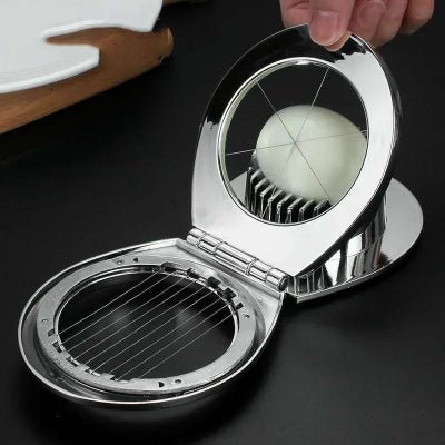 Coupe oeuf professionnel en alliage de zinc chromé - Cuisinezchezvous.com