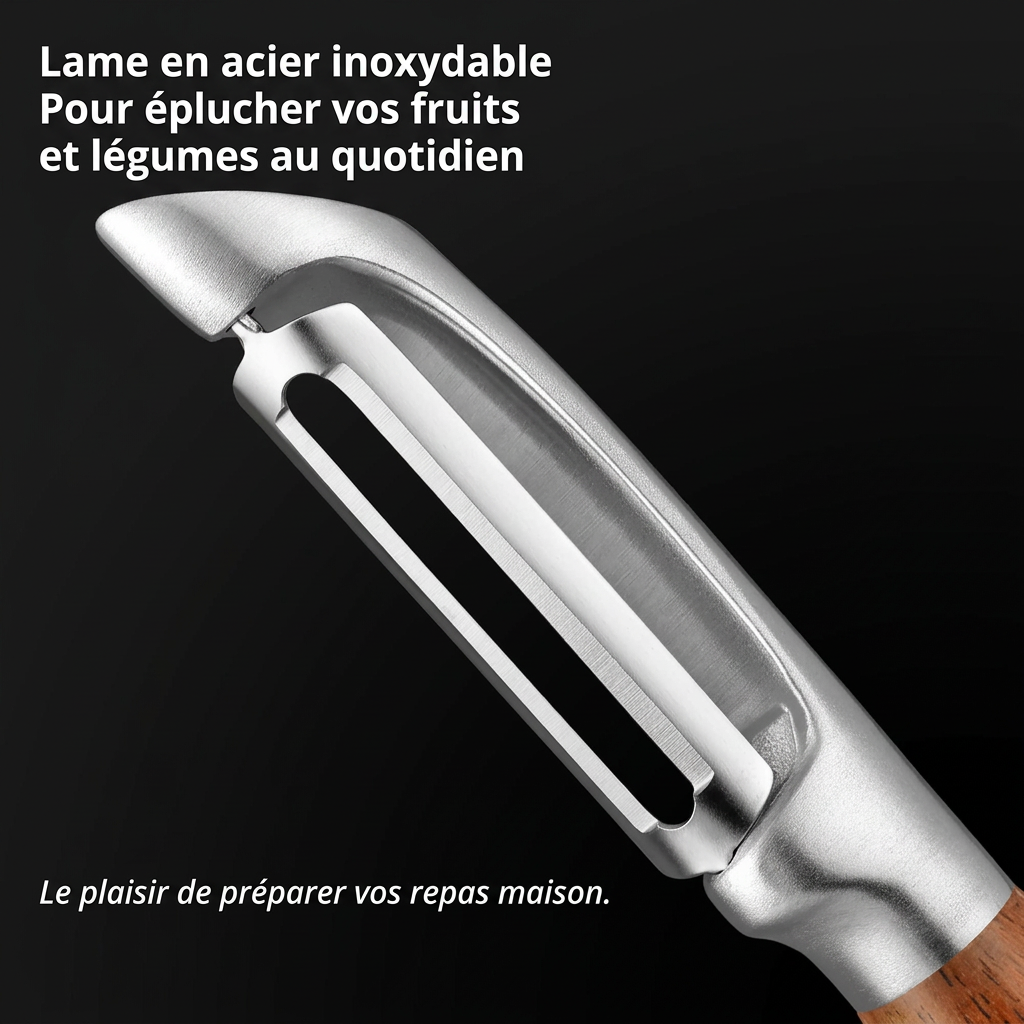 Éplucheur pour fruits et légumes très tranchant