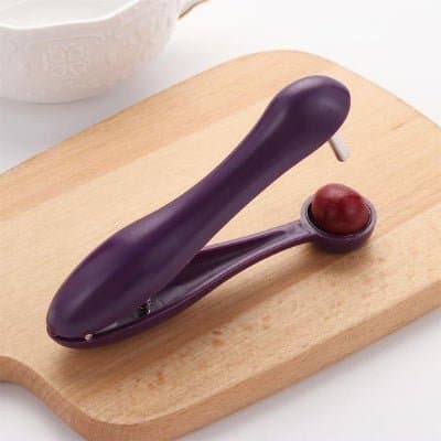 Dénoyauteur cerise acier inoxydable durable ergonomique - Cuisinezchezvous.com