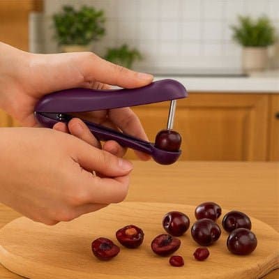Dénoyauteur cerise polyvalent confitures desserts olives - Cuisinezchezvous.com