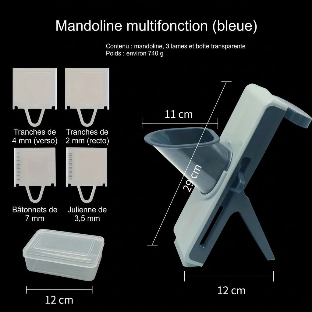 Mandoline multifonction