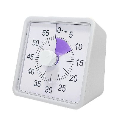 Minuteur visuel silencieux ChronoKitchen™ coloris blanc - Cuisinezchezvous.com