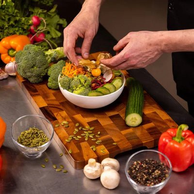Planche à découper acacia qualité supérieure résistante à l'eau - Cuisinezchezvous.com