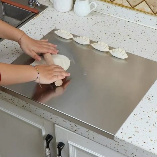 Planche a decouper | Acier Inoxydable ChefBoard™ - Cuisinezchezvous.com