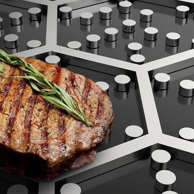 Poêle inoxydable double face dimensions et finitions - Cuisinezchezvous.c