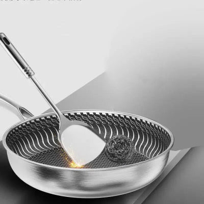 Poêle acier inox double face résultat cuisson uniforme - Cuisinezchezvous.com