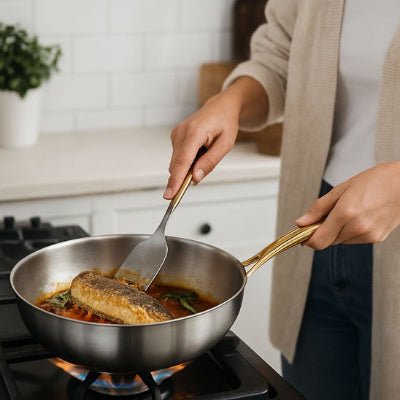 Poele inox | Haute Qualité - Cuisinezchezvous.com