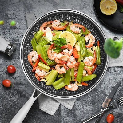 Poêle Inox HeatPro™ | Poele Inox Cuisson Professionnelle Toutes Plaques - Cuisinezchezvous.com