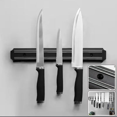 Porte couteaux magnétique  tous les détails pour fixation murale - Cuisinezchezvous.com