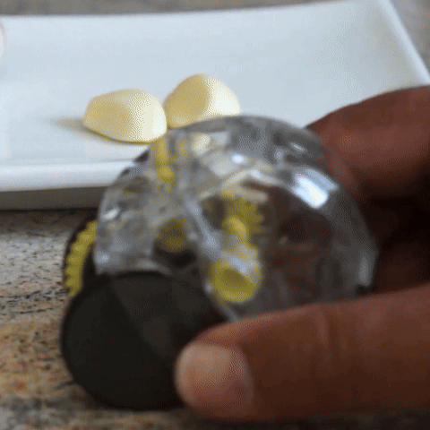 Presse Ail Garlic™ avec compartiment récupérateur d'ail haché - Cuisinezchezvous.com