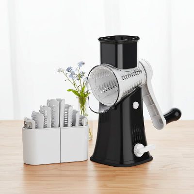 Râpe légumes 5-en-1 multifonction EasyCut™ noire - Cuisinezchezvous.com