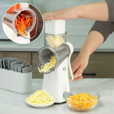 Râpe Légume et fromage 5 - en - 1 | Multifonction EasyCut™ - Cuisinezchezvous.com