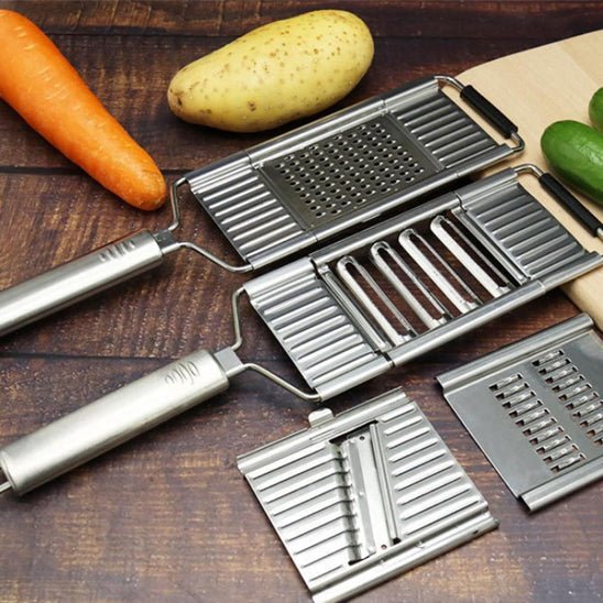 Rape Legumes 4 - en - 1 | Acier Inoxydable EasyCut™ - Cuisinezchezvous.com