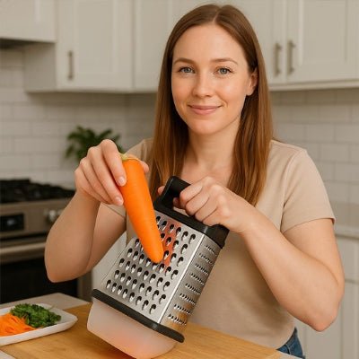 Râpe pour Carottes | Inox Premium EasyCut™ - Cuisinezchezvous.com