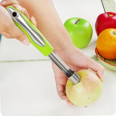 Vide-pomme EasyCut™ poignée ergonomique antidérapante - Cuisinezchezvous.com